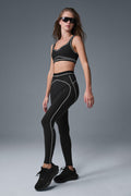 ALO YOGA - Legging Taille Haute Airbrush Heart Throb