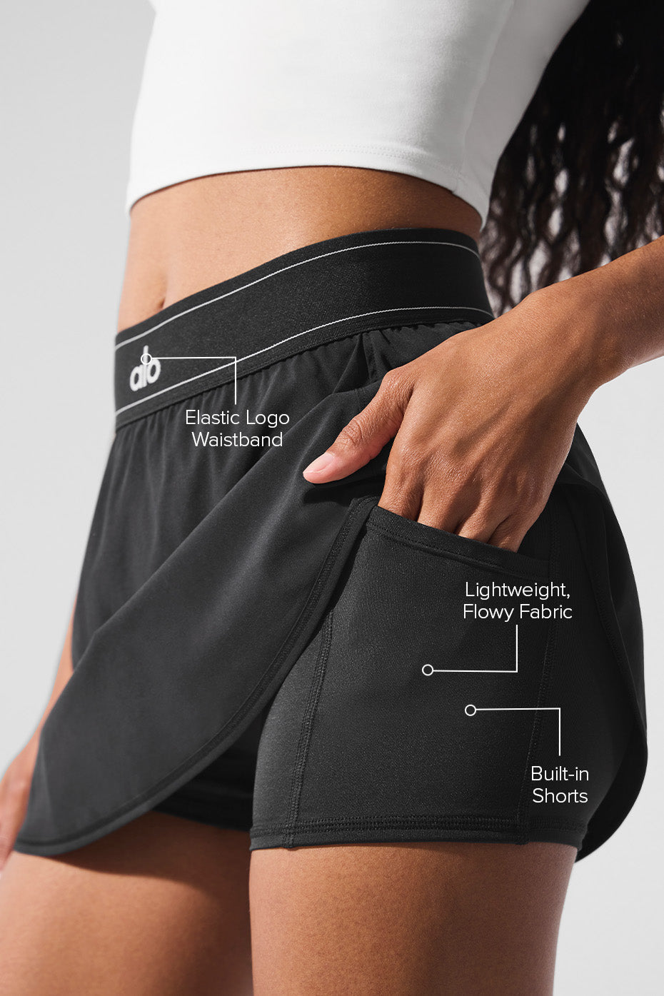 ALO YOGA - Jupe De Tennis Match Point